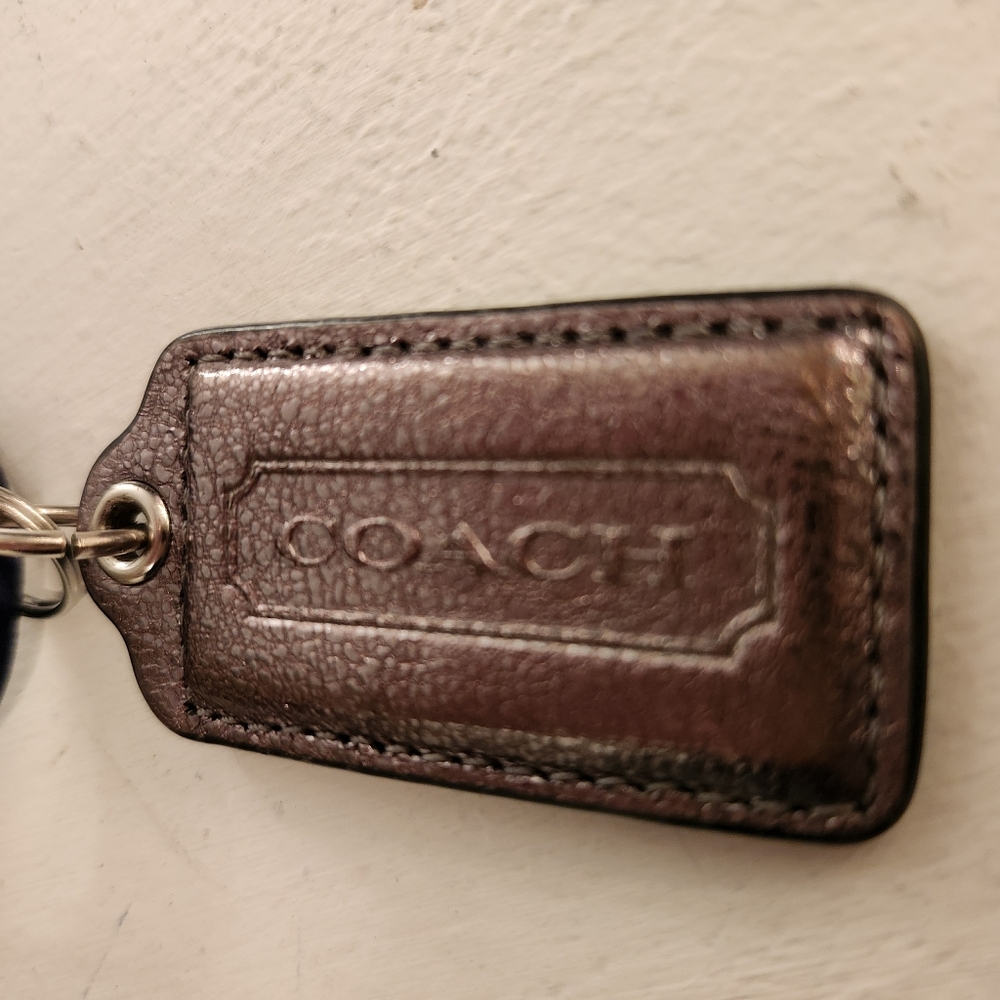 Coach Gold and Silver Metallic Bag